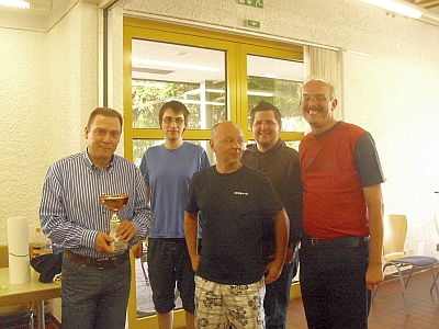 Siegerehrung mit Schirmherr Klaus-Dieter Wenzel und SV Gresheim